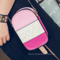 2017 fashion child school bag /cute kids bags for woman purse rose pink frozen sucker